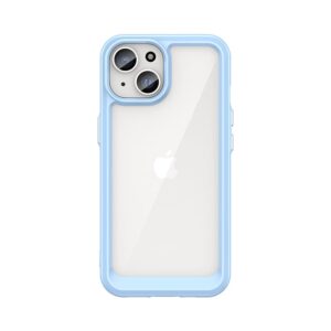 Aizmugurējais vāciņš Hurtel  iPhone 15 Plus Outer Space Reinforced Case with Flexible Frame - Blue 