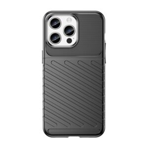 Aizmugurējais vāciņš Hurtel  Armored iPhone 15 Pro Max Thunder Case - black 