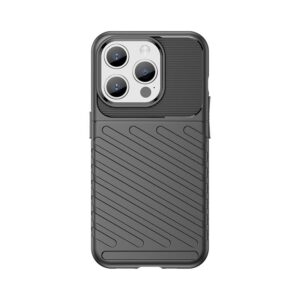 Aizmugurējais vāciņš Hurtel  Armored iPhone 15 Pro Thunder Case - black 