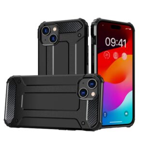 Aizmugurējais vāciņš Hurtel  iPhone 15 Plus Hybrid Armor case - black 