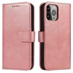 Tagakaaned Hurtel  Wallet Case with Stand for iPhone 15 Pro Magnet Case - Pink 