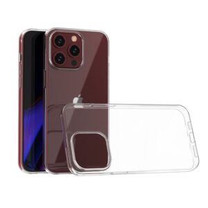 Aizmugurējais vāciņš Hurtel  iPhone 15 Pro Max case from the Ultra Clear series in transparent color 