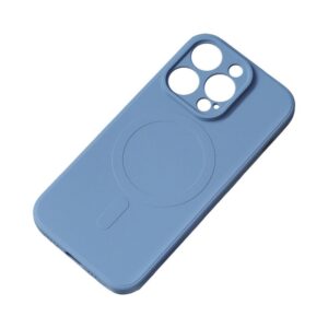 Aizmugurējais vāciņš Hurtel  iPhone 14 Pro Silicone Case Magsafe - dark blue 