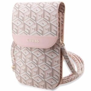 Nugarėlės dėklai Guess  Guess Handbag GUWBHGCFSEP pink/pink GCube Stripe 