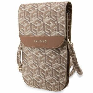 Nugarėlės dėklai Guess  Guess Handbag GUWBHGCFSEW brown/brown GCube Stripe 