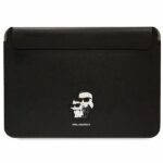 Back panel cover Karl Lagerfeld  Karl Lagerfeld Saffiano Karl&Choupette case for a 16" laptop - black 