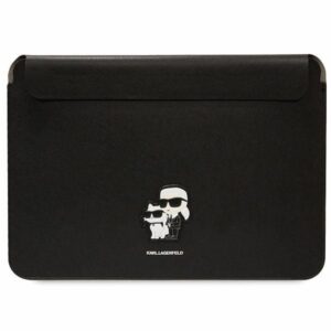 Nugarėlės dėklai Karl Lagerfeld  Karl Lagerfeld Saffiano Karl&Choupette case for a 16" laptop - black 