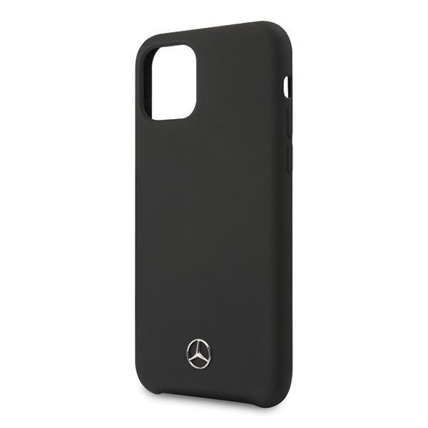 Back panel cover Mercedes-Benz Mercedes MEHCN58SILBK iPhone 11 Pro hardcase black/black Silicone Line