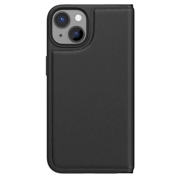 Back panel cover Adidas Adidas OR Booklet Case BASIC iPhone 14 6.1" black/black white 50181