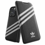 Aizmugurējais vāciņš Adidas  Adidas OR Booklet Case PU iPhone 14 Pro black/white 50196 