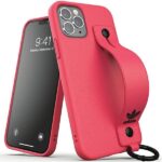 Aizmugurējais vāciņš Adidas  Adidas OR Hand Strap Case for iPhone 12 / iPhone 12 Pro - pink 