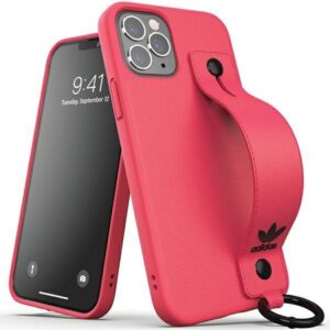 Aizmugurējais vāciņš Adidas  Adidas OR Hand Strap Case for iPhone 12 / iPhone 12 Pro - pink 