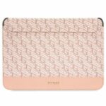 Back panel cover Guess  Guess GCube Stripes case for a 14" laptop - pink 
