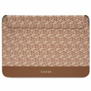 Aizmugurējais vāciņš Guess  Guess GCube Stripes case for a 14" laptop - brown