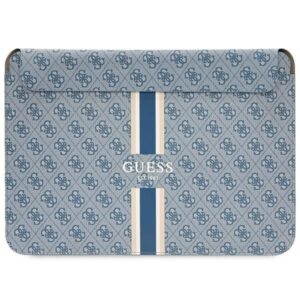 Aizmugurējais vāciņš Guess  Guess 4G Printed Stripes cover for a 14" laptop - blue