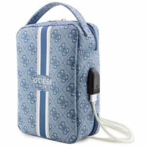 Aizmugurējais vāciņš Guess  Guess Bag GUHBP4RPSB Organizer blue/blue 4G Printed Stripes 