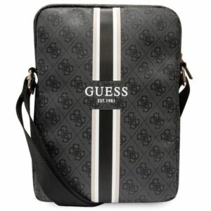 Aizmugurējais vāciņš Guess  Guess Bag GUTB10P4RPSK 10" black/black 4G Stripes Tablet Bag