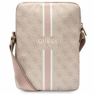 Aizmugurējais vāciņš Guess  Guess Bag GUTB10P4RPSP 10" pink/pink 4G Stripes Tablet Bag