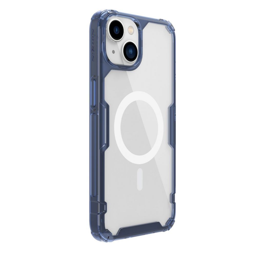 Back panel cover Nillkin Nillkin Nature Pro armored case with MagSafe for iPhone 15 Plus - blue