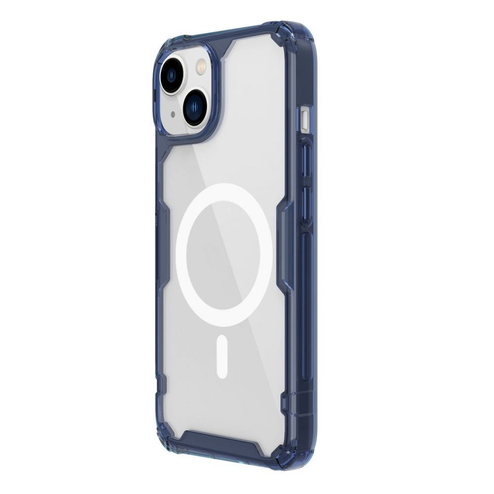 Back panel cover Nillkin Nillkin Nature Pro armored case with MagSafe for iPhone 15 Plus - blue