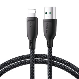 Kabelis Joyroom  Joyroom Multi-Color Series S-A34 USB-A / Lightning 3A cable 1m - black