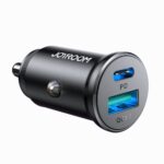 Adapteris Joyroom  Joyroom JR-CCN05 30W USB-A USB-C mini car charger - black 