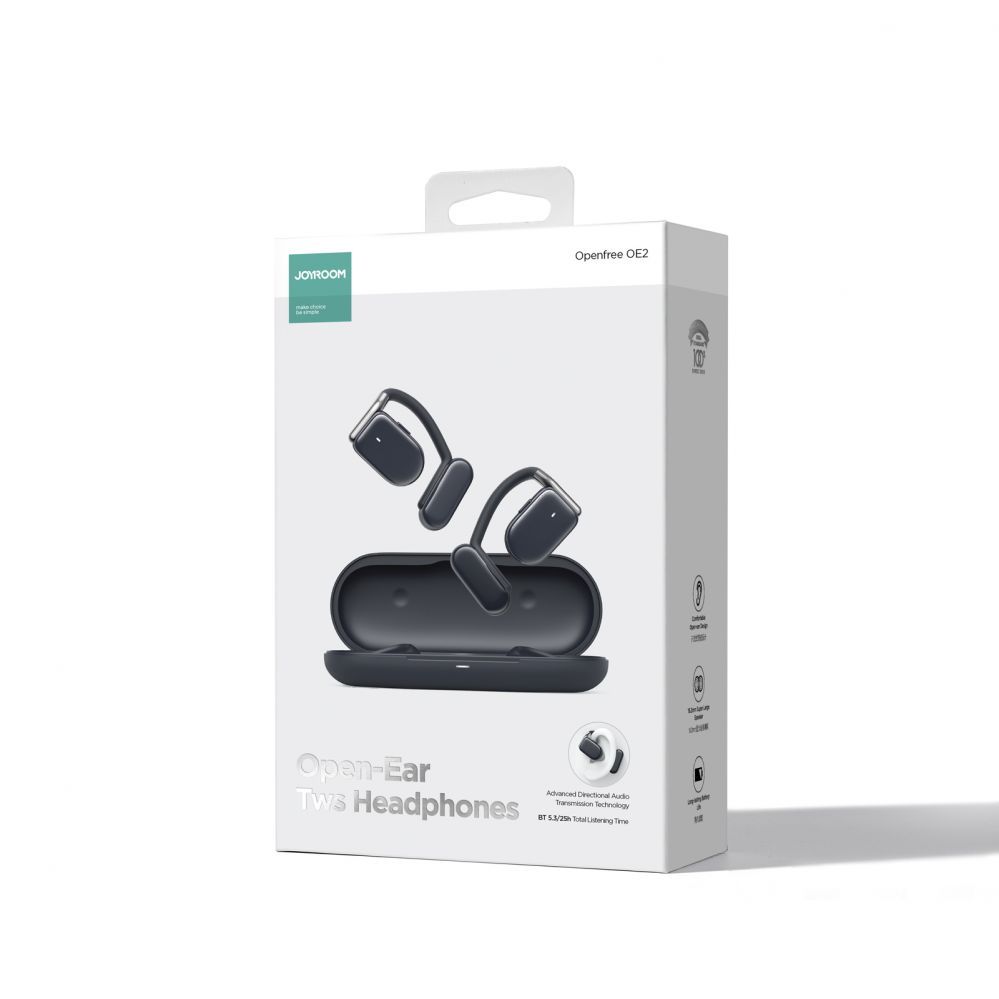 Muu Joyroom Joyroom Openfree JR-OE2 TWS Wireless Headphones - Dark Blue