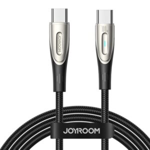 Kabelis Joyroom  Joyroom Star-Light Series SA27-CC5 USB-C / USB-C cable 100W 1.2m - black 