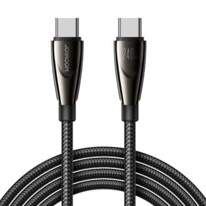 Kabelis Joyroom  Joyroom Pioneer Series SA31-CC5 USB-C / USB-C cable 240W 1.2m - black 