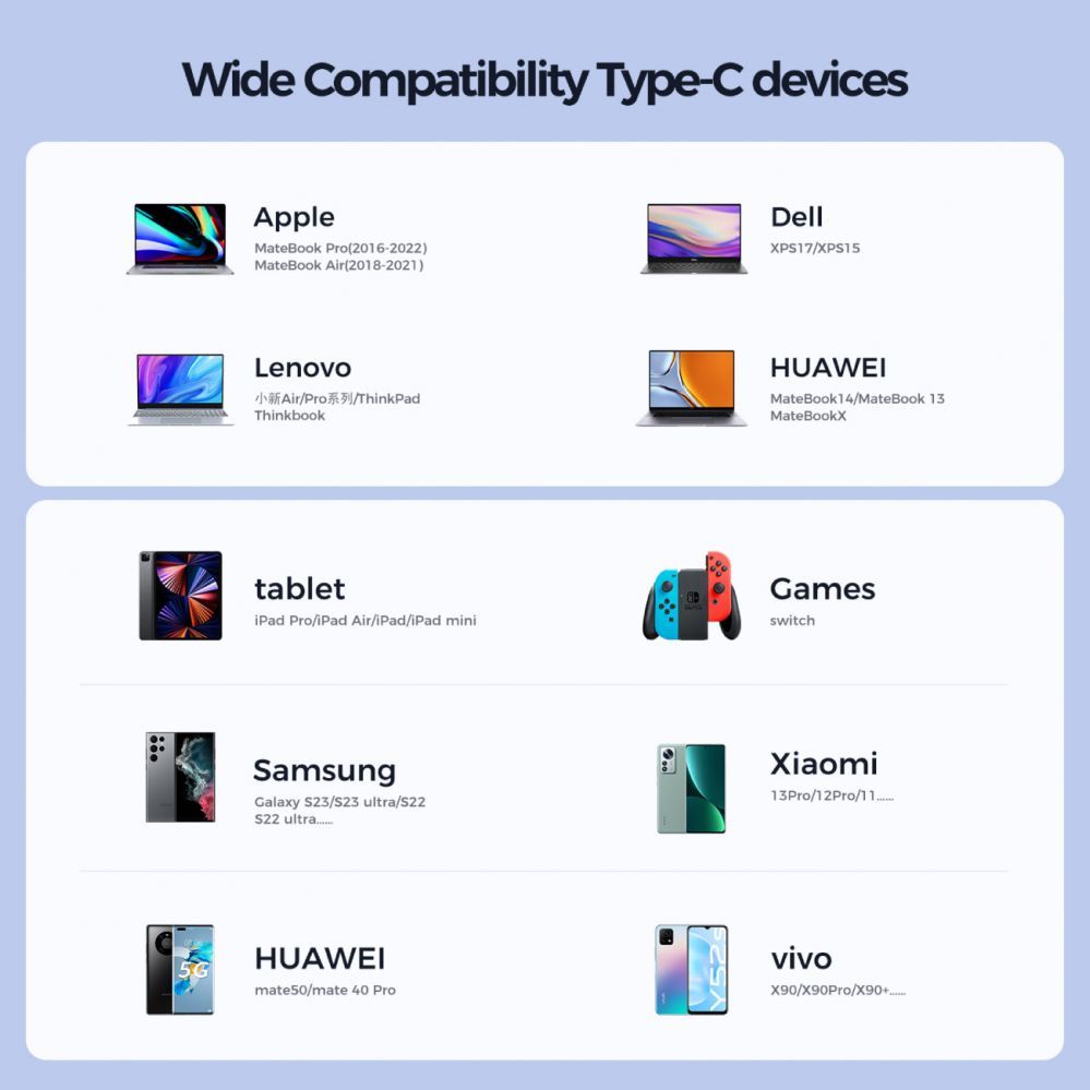 Cable Joyroom Joyroom Pioneer Series SA31-CC5 USB-C / USB-C cable 240W 1.2m - black
