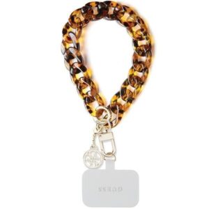 Tagakaaned Guess  Guess GUOUCBMC4MT Universal Big Hand Strap Acetate Acrylic 4G Charm Case 