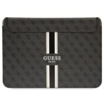 Back panel cover Guess  Guess 4G Printed Stripes cover for a 16" laptop - black 