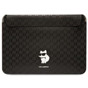 Nugarėlės dėklai Karl Lagerfeld  Karl Lagerfeld Saffiano Monogram Choupette case for a 16" laptop - black 