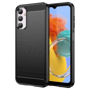 Aizmugurējais vāciņš Hurtel  Flexible carbon pattern case for Samsung Galaxy M14 Carbon Case - black 