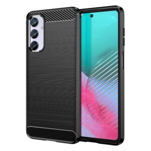 Aizmugurējais vāciņš Hurtel  Flexible carbon pattern case for Samsung Galaxy M54 Carbon Case - black 