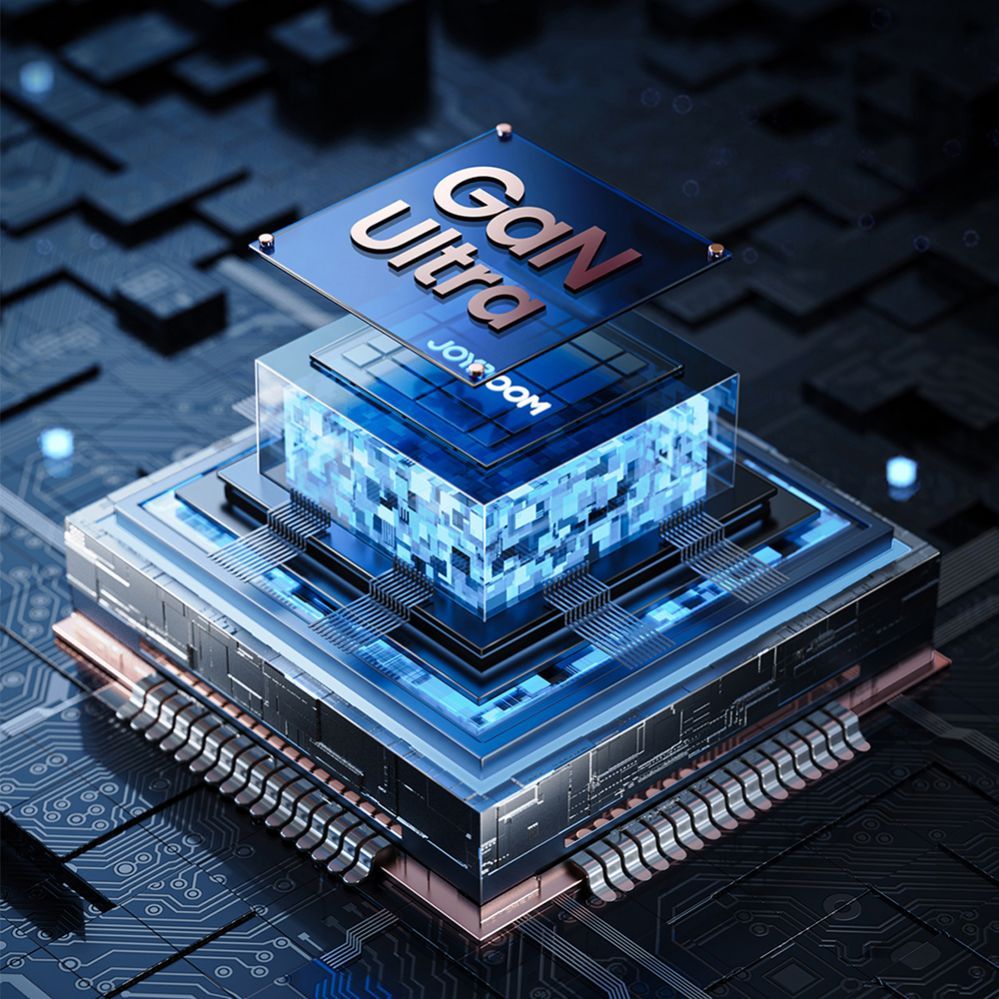 Adapteris Joyroom GaN charger UK Joyroom JR-TCG05UK 140W 3x USB-C USB-A + USB-C / USB-C cable 240W 1.2m