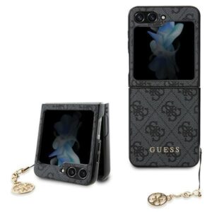 Aizmugurējais vāciņš Guess  Guess 4G Charms Collection case for Samsung Galaxy Z Flip 5 - gray