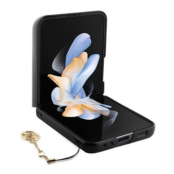 Back panel cover Guess Guess 4G Charms Collection case for Samsung Galaxy Z Flip 5 - gray