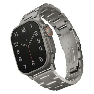 Nugarėlės dėklai UNIQ  Uniq Osta Stainless Steel strap for Apple Watch 1/2/3/4/5/6/7/8/SE/SE2/Ultra 42/44/45/49mm - silver 