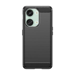 Aizmugurējais vāciņš Hurtel - Carbon Case silicone case for OnePlus Ace 2V/OnePlus Nord 3 - black 