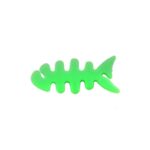 Citi Hurtel  Fish-shaped headphone cable wrap - green 