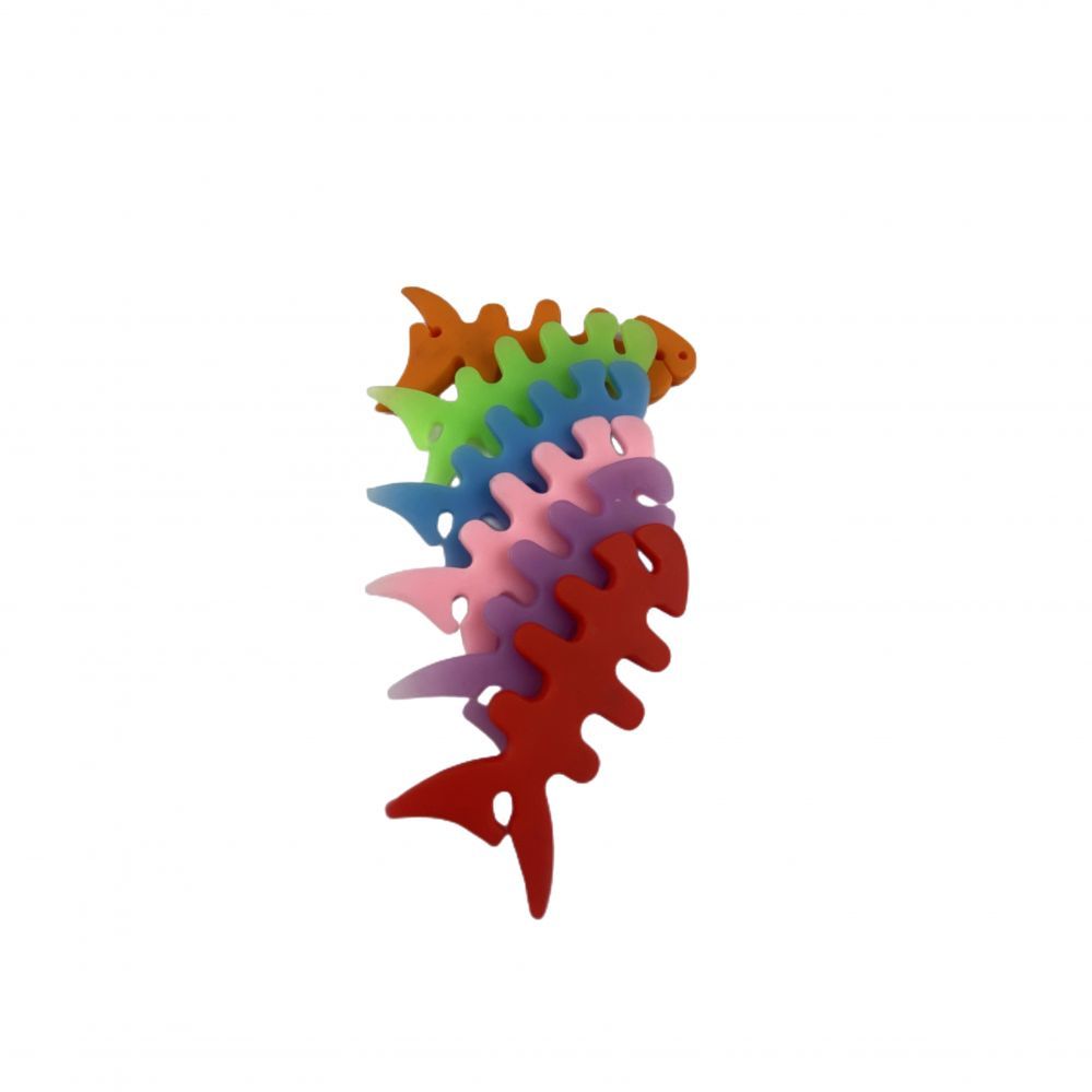 Other Hurtel Fish-shaped headphone cable wrap - green