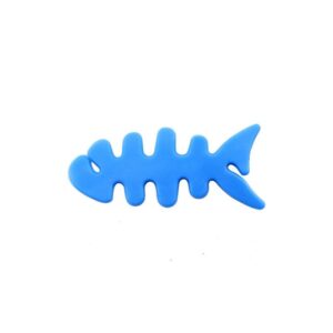 Other Hurtel  Fish-shaped headphone cable wrap - blue 