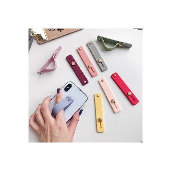 Auto holder Hurtel Self-adhesive finger holder with zipper - gray