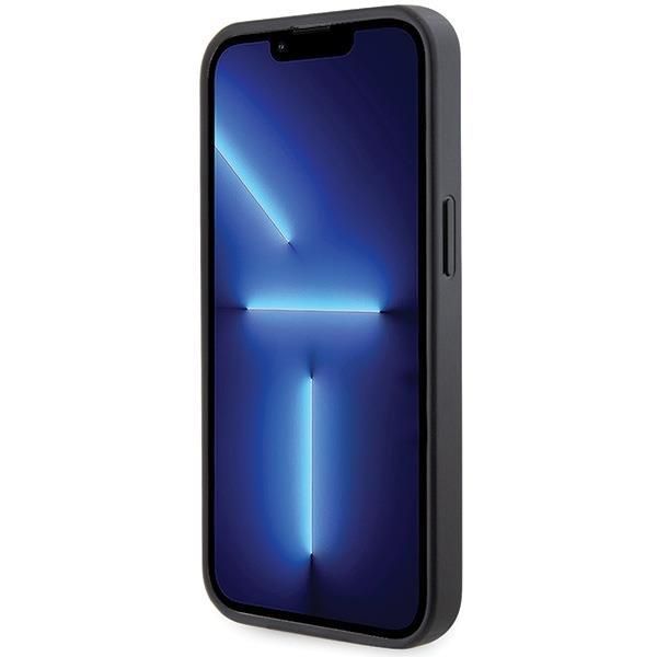 Nugarėlės dėklai Guess Guess GUHCP13LP4TDSCPK Case for iPhone 13 Pro / 13 - Black Crossbody 4G Metal Logo