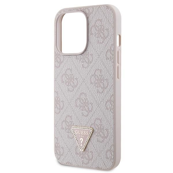 Tagakaaned Guess Guess GUHCP13XP4TDSCPP case for iPhone 13 Pro Max 6.7" - pink Crossbody 4G Metal Logo