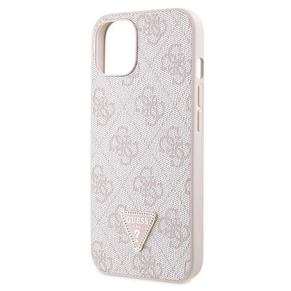 Tagakaaned Guess Guess GUHCP14XP4TDSCPP case for iPhone 14 Pro Max 6.7" - pink Crossbody 4G Metal Logo