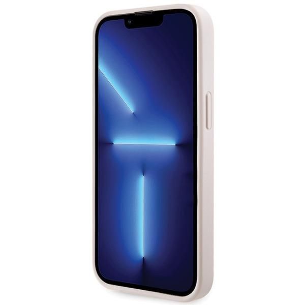 Tagakaaned Guess Guess GUHCP14XP4TDSCPP case for iPhone 14 Pro Max 6.7" - pink Crossbody 4G Metal Logo