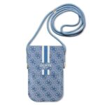 Nugarėlės dėklai Guess  Guess GUOWBP4RPSB handbag - blue 4G Stripes 