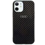 Чехол на заднюю панель Audi  Audi Carbon Fiber iPhone 11 / Xr 6.1" black/black hardcase AU-TPUPCIP11-R8/D2-BK